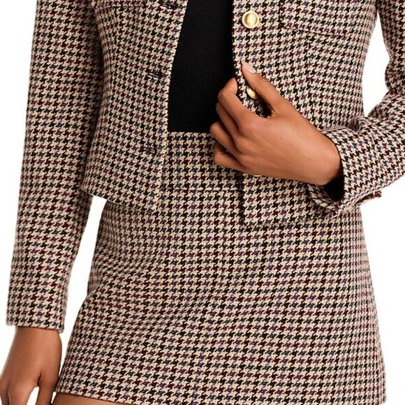 Ronny Kobo “Jerry” Tweed Jacket – Red – Size M – NWT - Picture 3 of 4